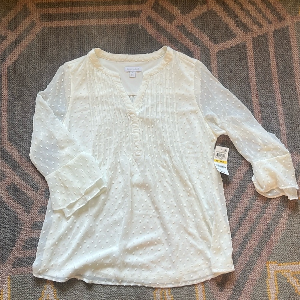 NWT Polka Dot Blouse